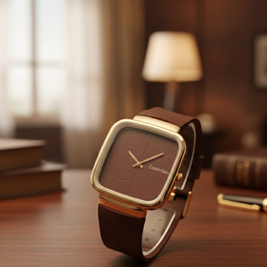 Calvin Klein Mens Watch With Square Dial Elegant Modern And Durable Timepiece For Daily Wear And Special Occasions