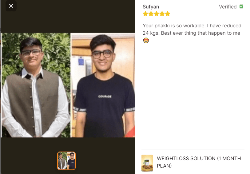 Weightloss Solution (1 Month Plan) By Dr Rubina